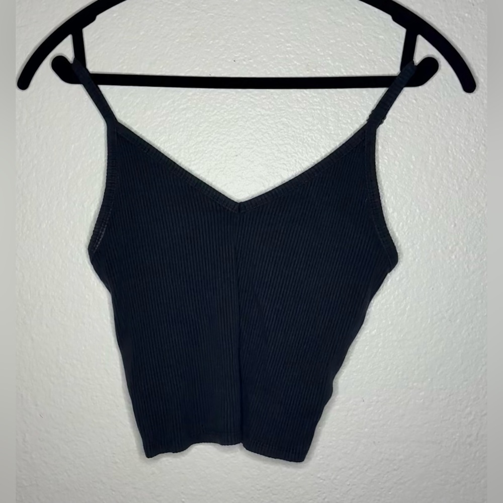 Black Ribbed Cami